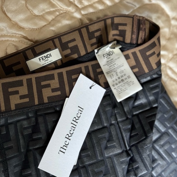 Fendi Small Leggings/Pants FF Print - Picture 5 of 5